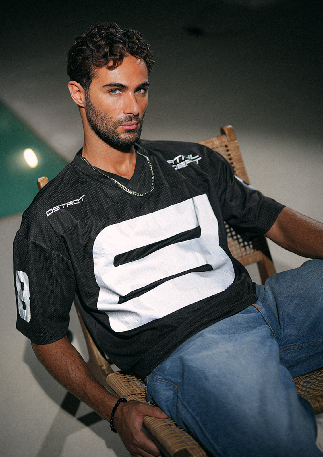 Evo UNISEX - Noir Reflective Cropped Jersey