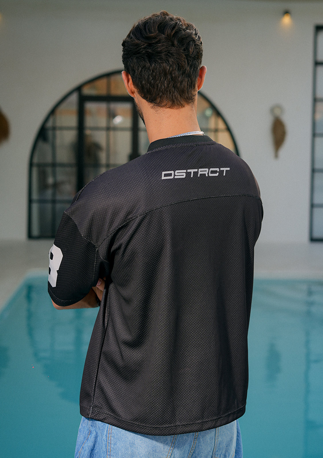 Evo UNISEX - Noir Reflective Cropped Jersey