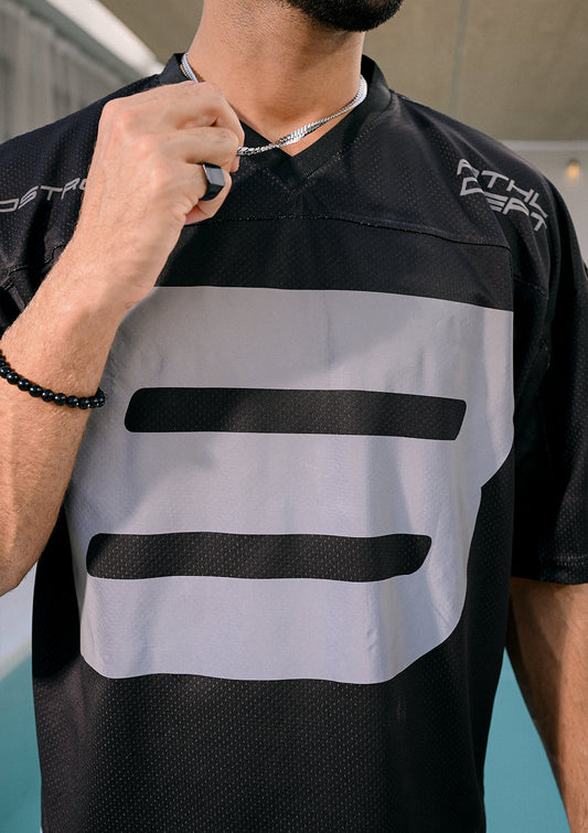 Evo UNISEX - Noir Reflective Cropped Jersey