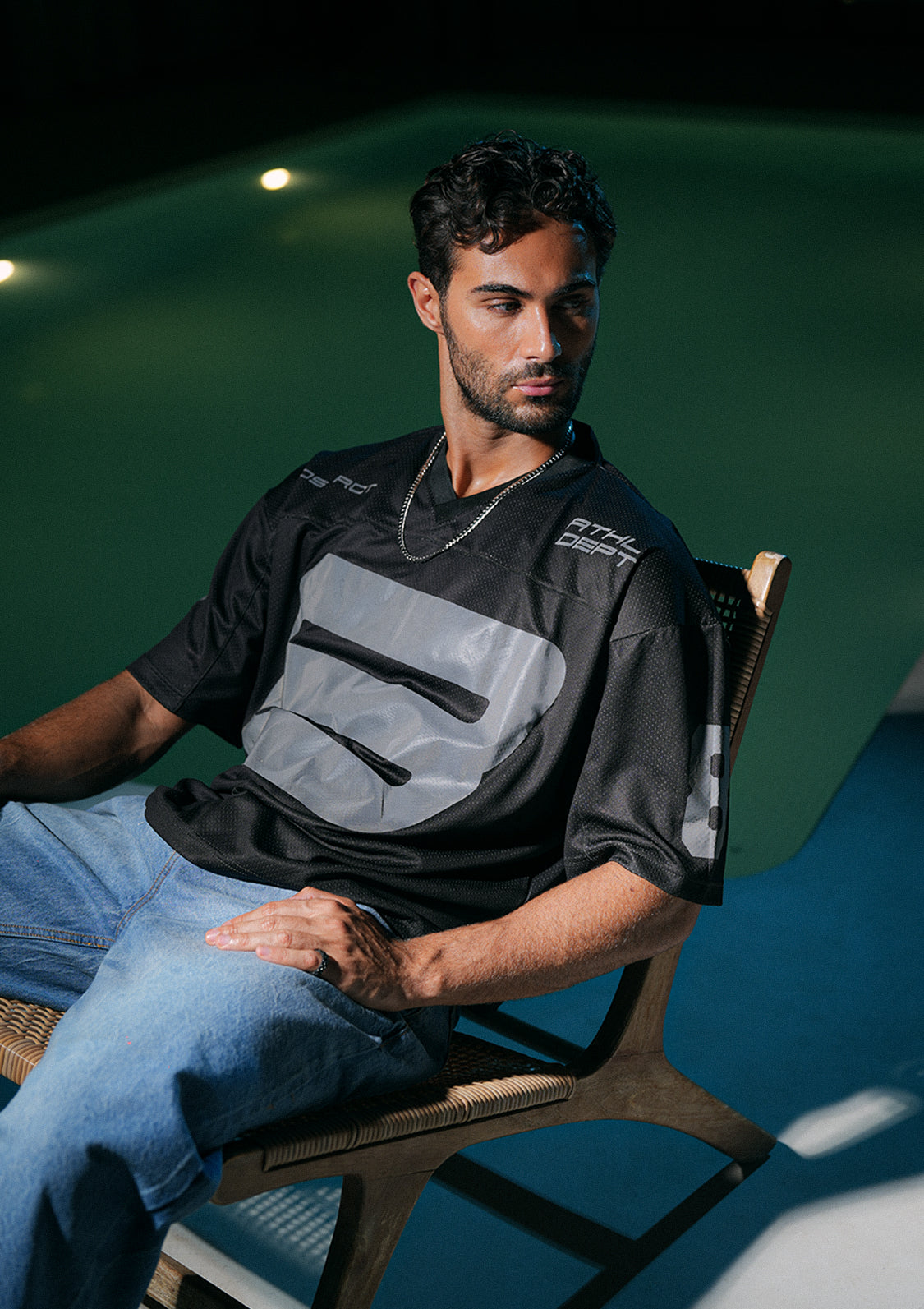 Evo UNISEX - Noir Reflective Cropped Jersey