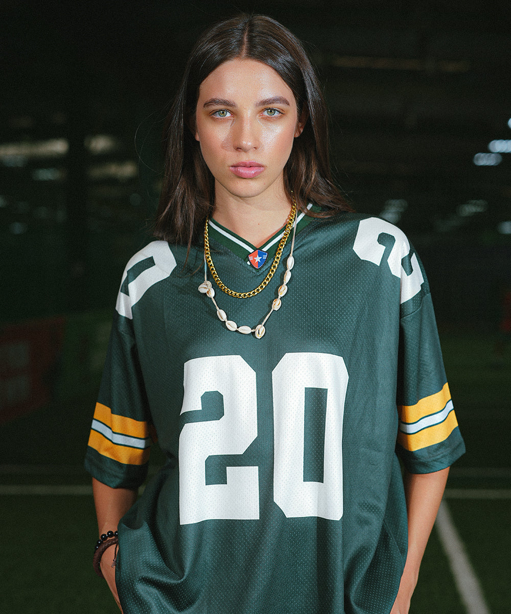 UNISEX Evo Green Field 20 Basketball Jersey