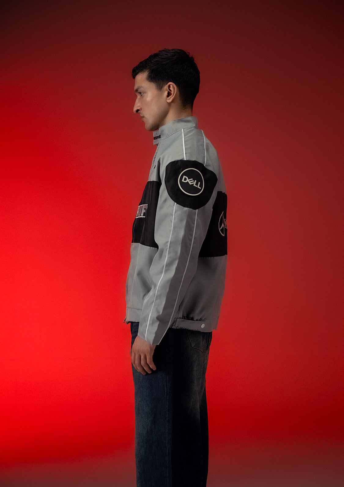 Unisex Evo DRIFT Grey Racer Jacket