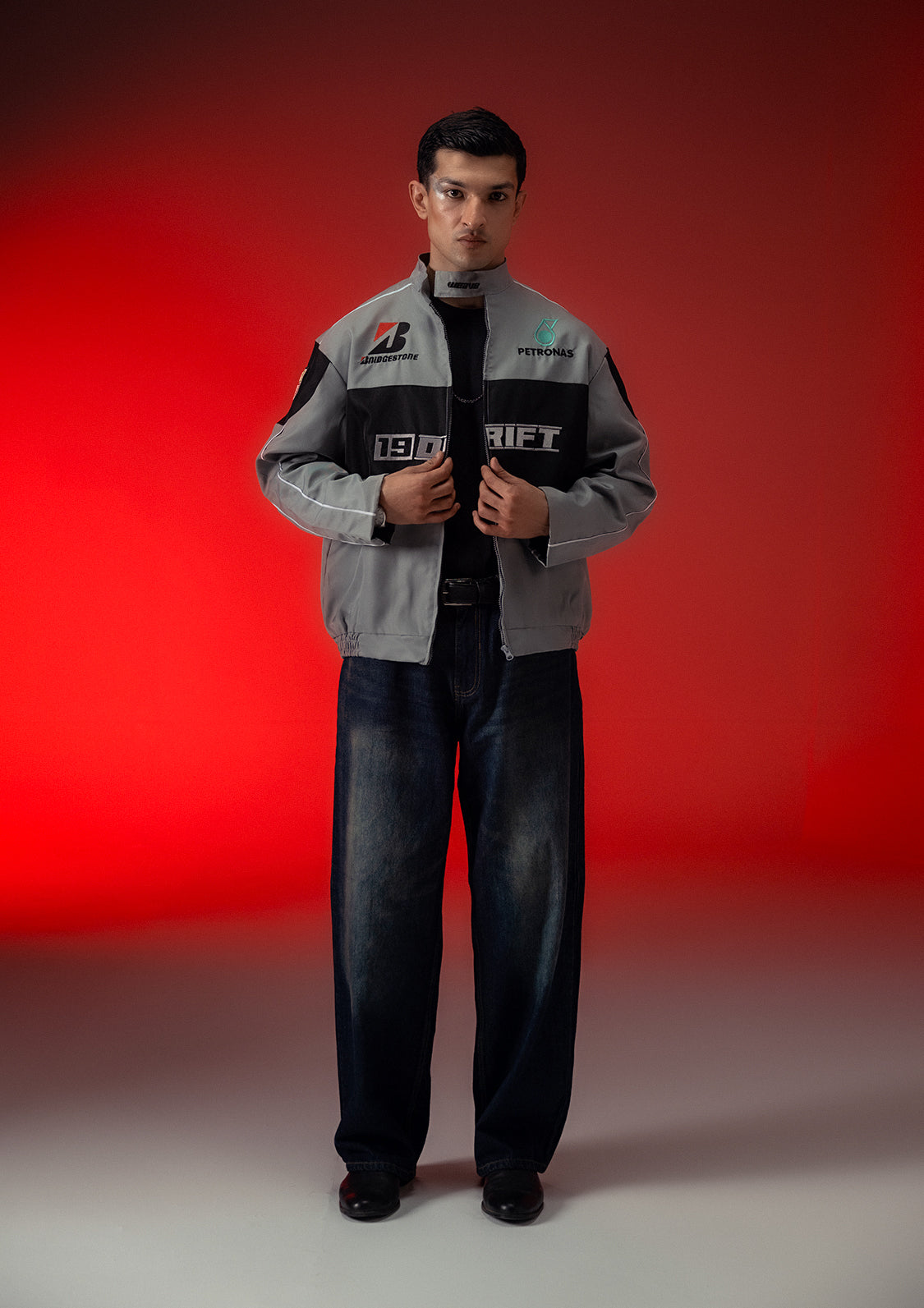 Unisex Evo DRIFT Grey Racer Jacket