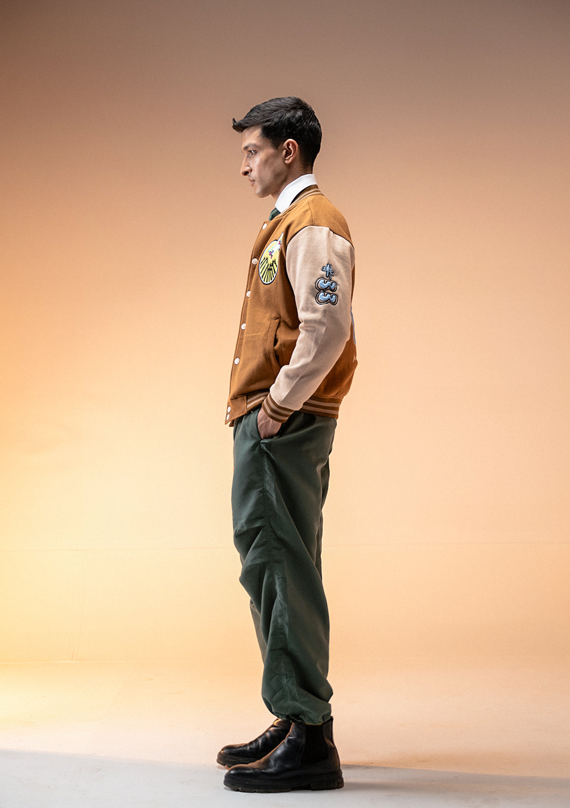 Evo Unisex Art Revolt Varsity Jacket