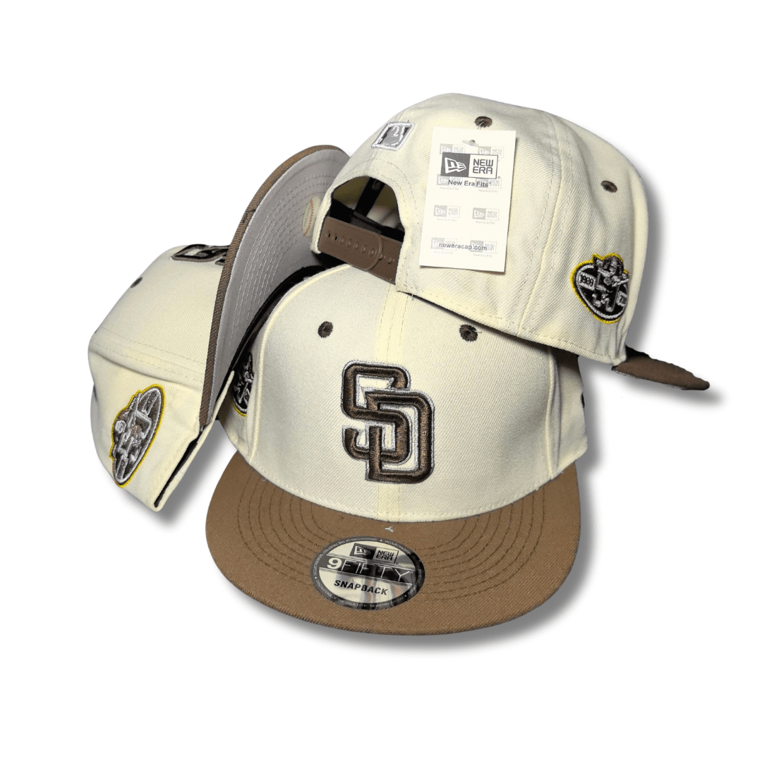 San Diego Padres 'Off White World Series Side Patch' Old Golfer – Snapback Cap