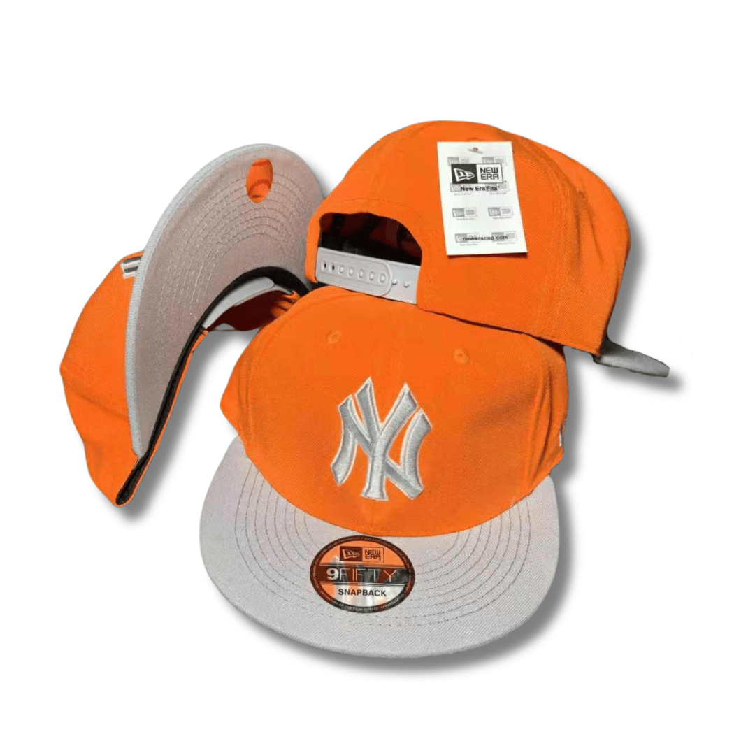 New York Yankees Orange & White Bold and Vibrant – Snapback Cap