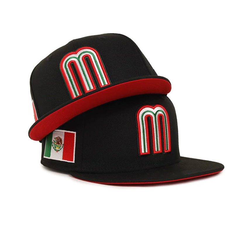 Mexico LMB 59FIFTY Fitted Hat – Light Blue with Red Logo