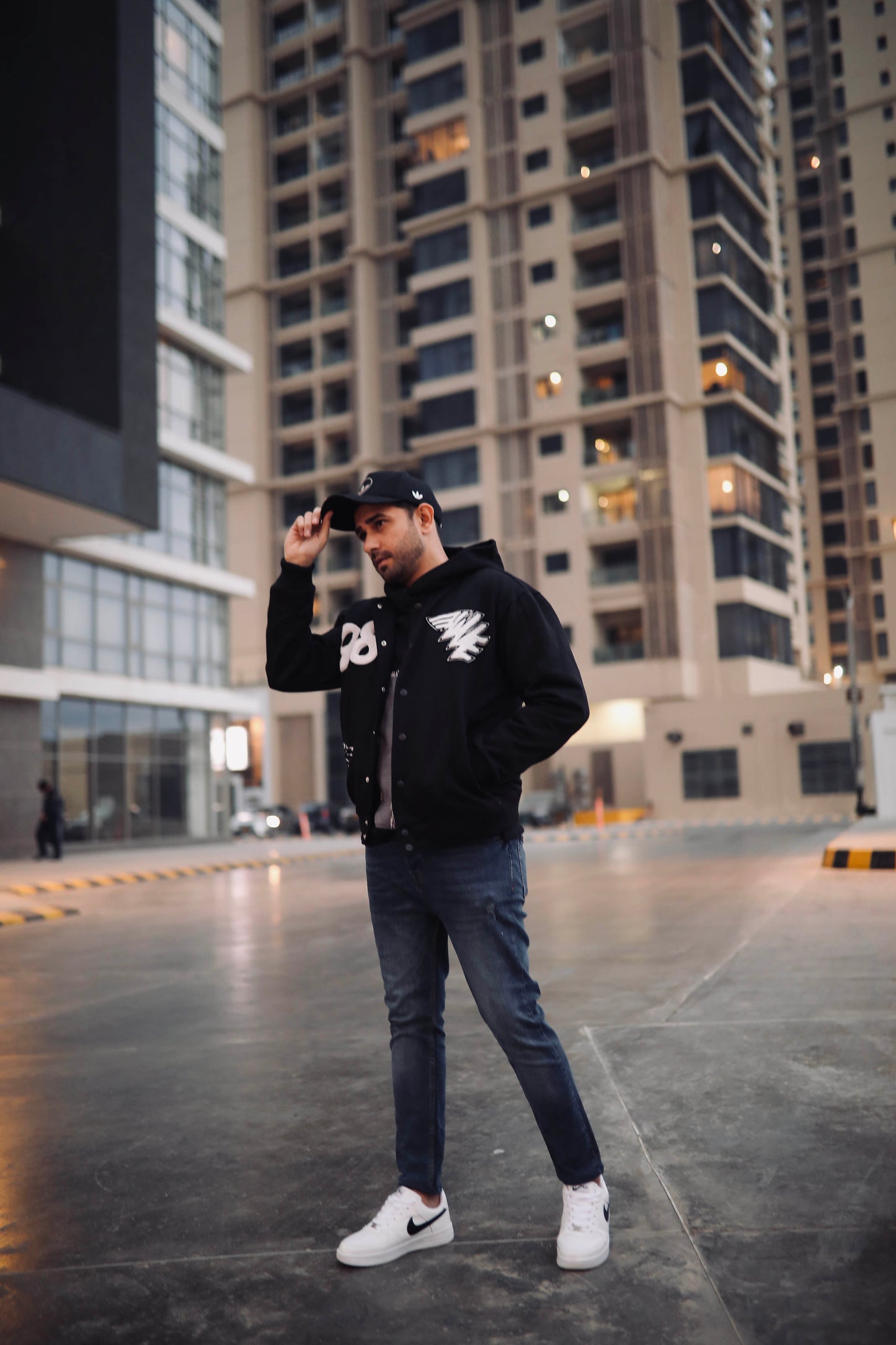 REPRESENT Evo Legacy : Unisex Black Varsity Jacket