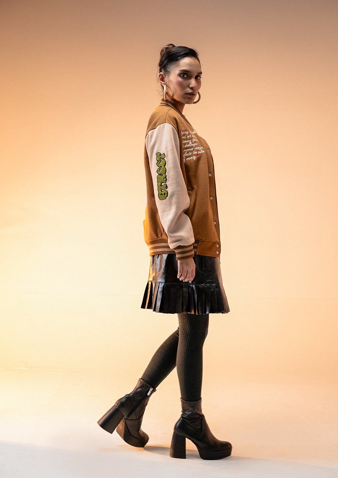 Evo Unisex Art Revolt Varsity Jacket